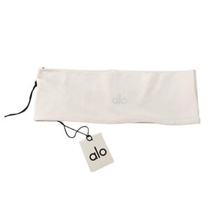 Alo Yoga Airlift Headband White A0518U One Size NWT Yoga Gym Pilates Minimalist